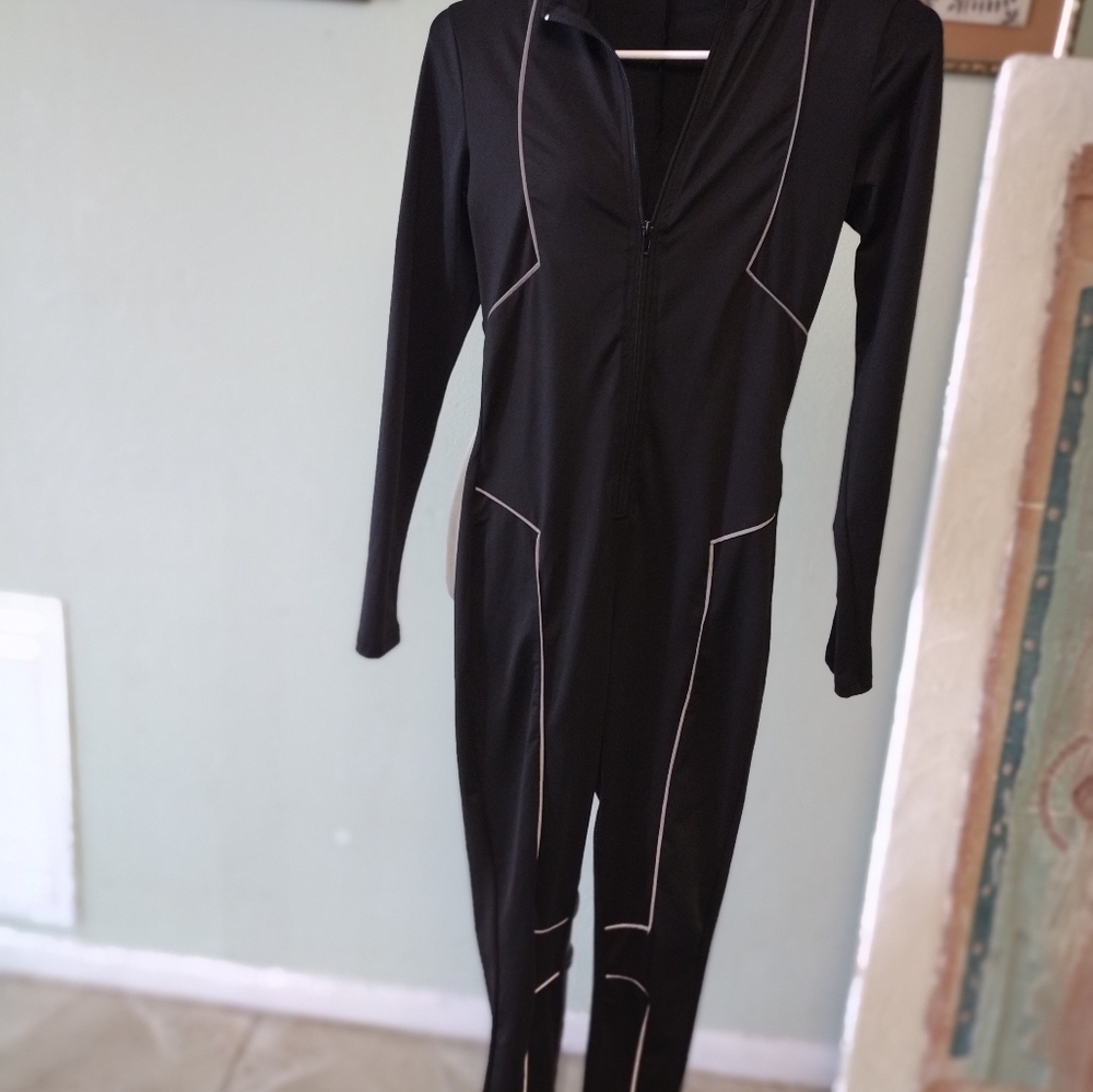 Dare Me Long Sleeve Black Jumpsuit Size M - Picture 3 of 4